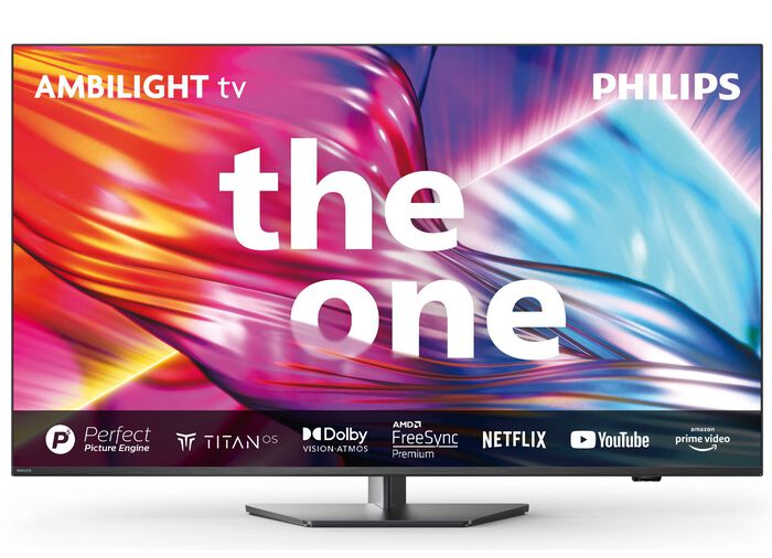Philips The One 4K Ultra-HD Ambilight-LED-TV ANTHRAZIT
