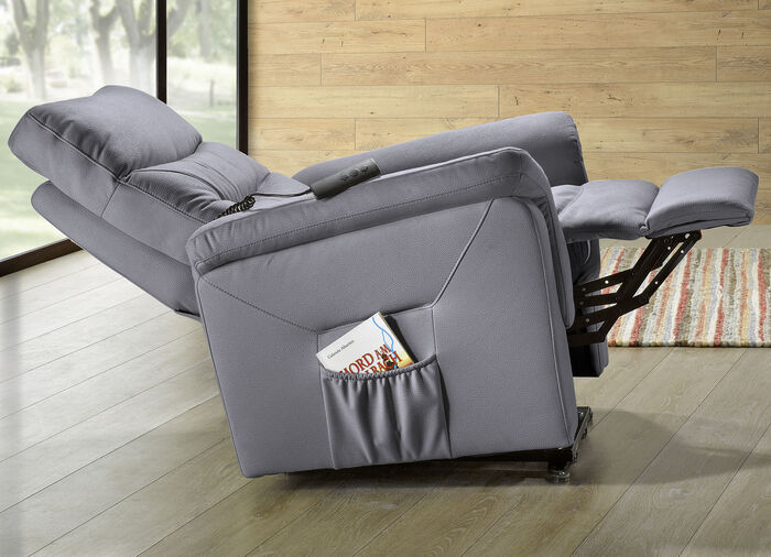Relax-Sessel mit Aufstehhilfe ANTIKGRAU