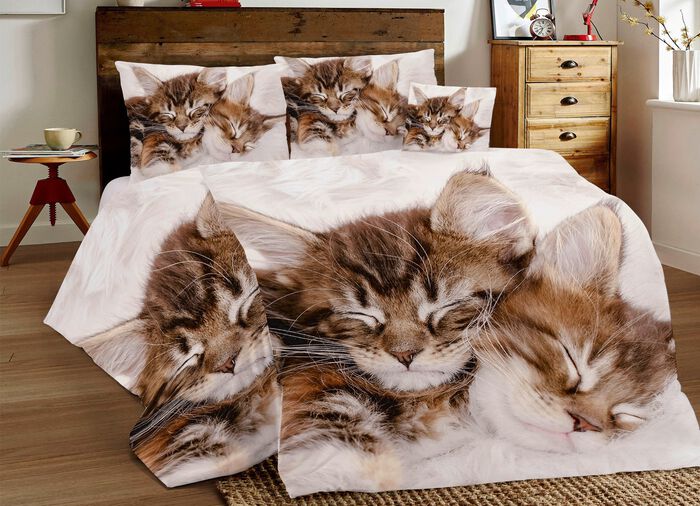 Digitalbedruckte Bettw&auml;sche-Garnitur 