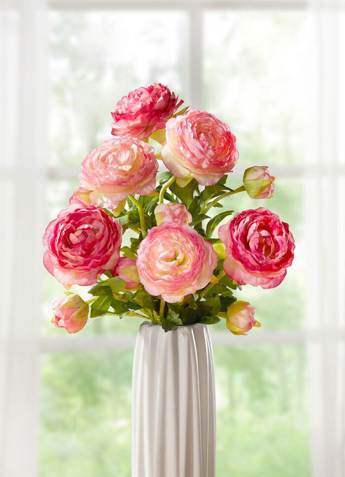 Ranunkel-Zweig, 6er-Set 