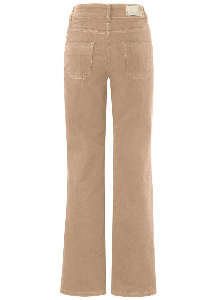 Cordhose mit weitem Beinverlauf 