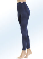 Zweierpack Leggings mit BIO-Baumwolle 1X GRAU MELIERT, 1X MARINE