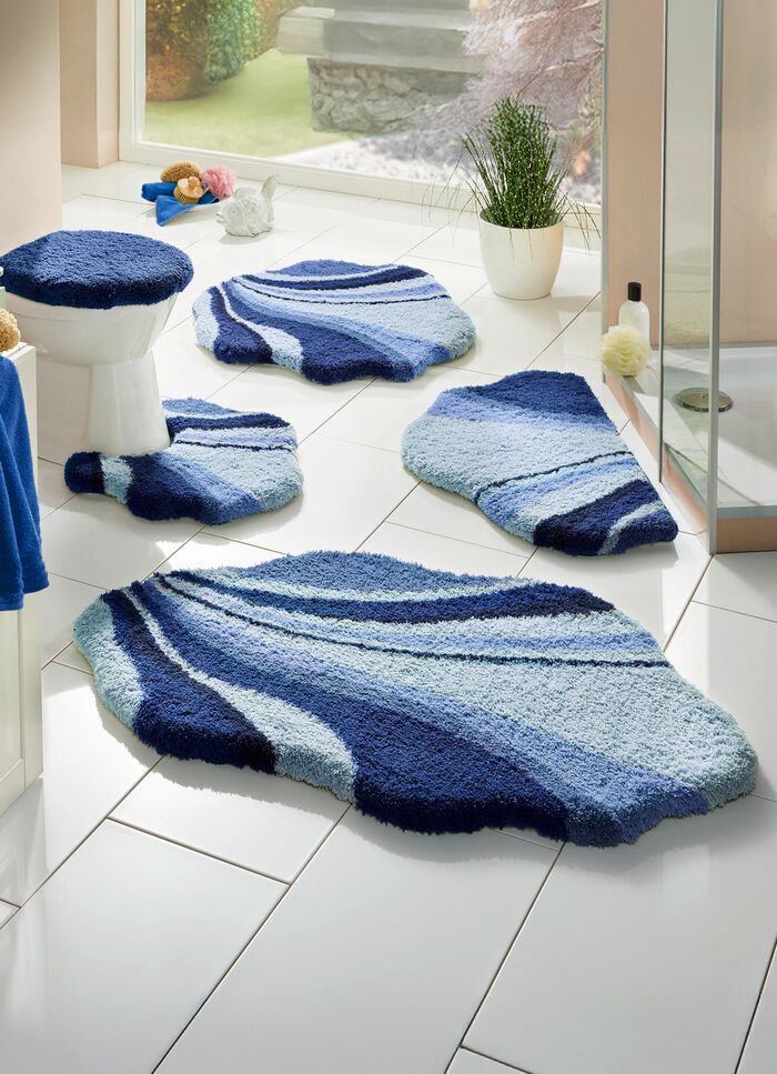 Tolle Badgarnitur in barfussweicher Qualit&auml;t BLAU