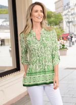 Shirt-Tunika mit Manschetten&auml;rmeln 