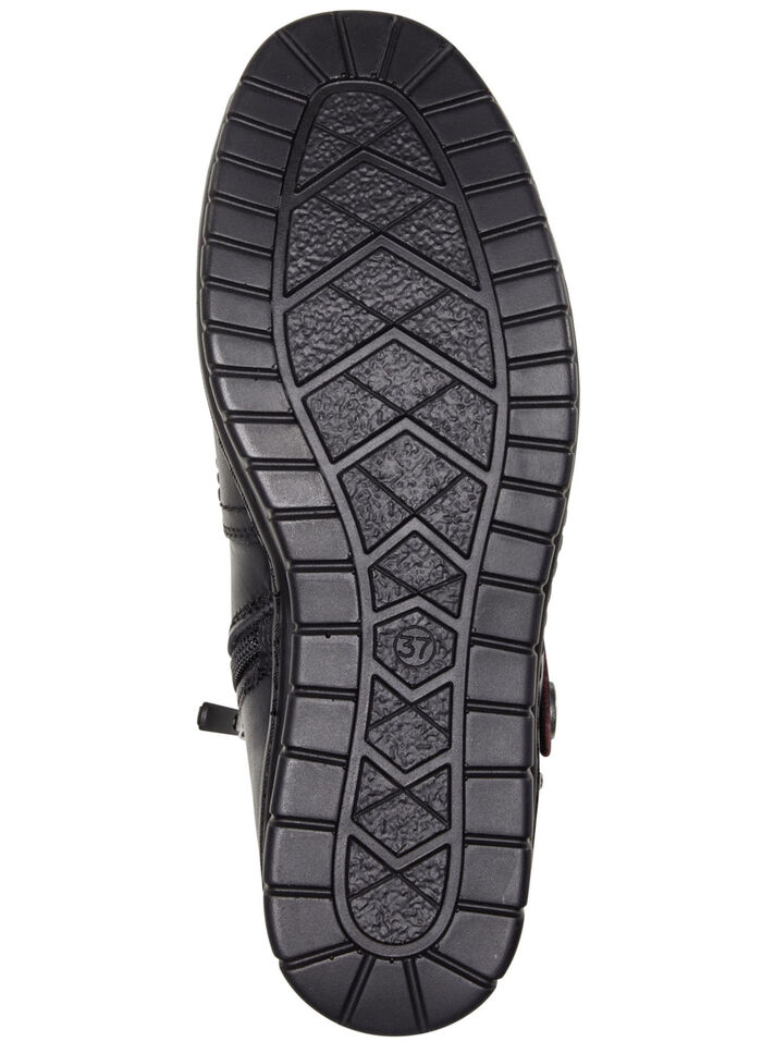 ELENA EDEN Bootie mit ansprechendem Metallschmuck SCHWARZ-BORDEAUX