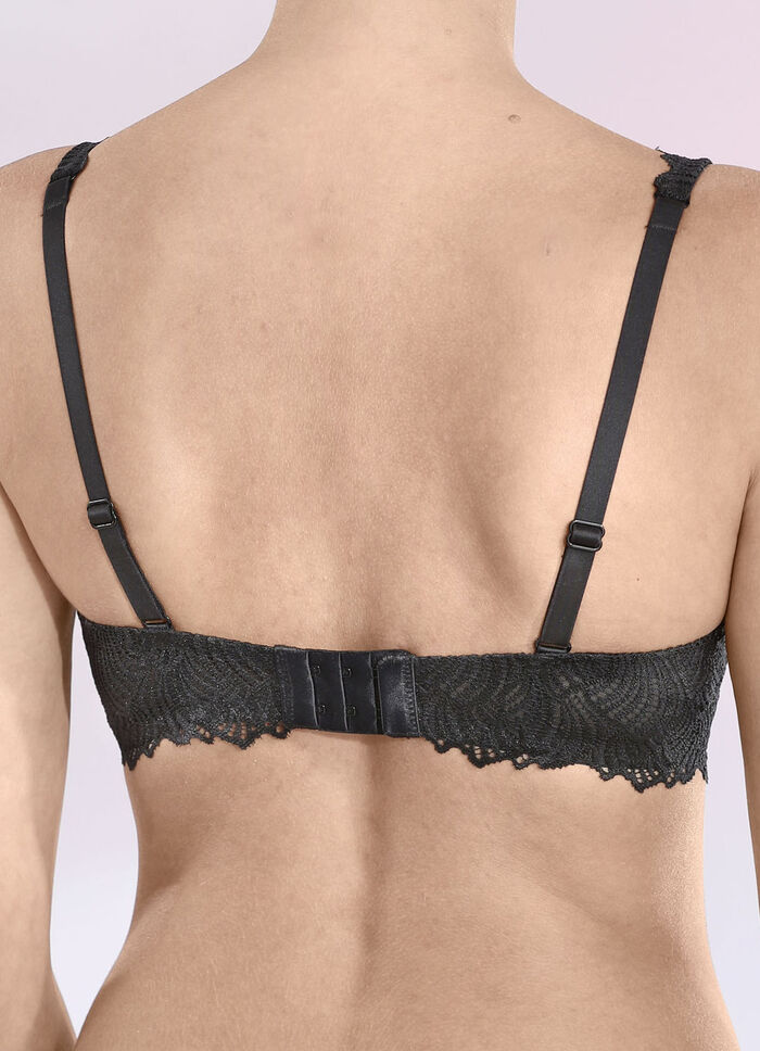 Naturana Bügel-BH aus elastischer Spitze 