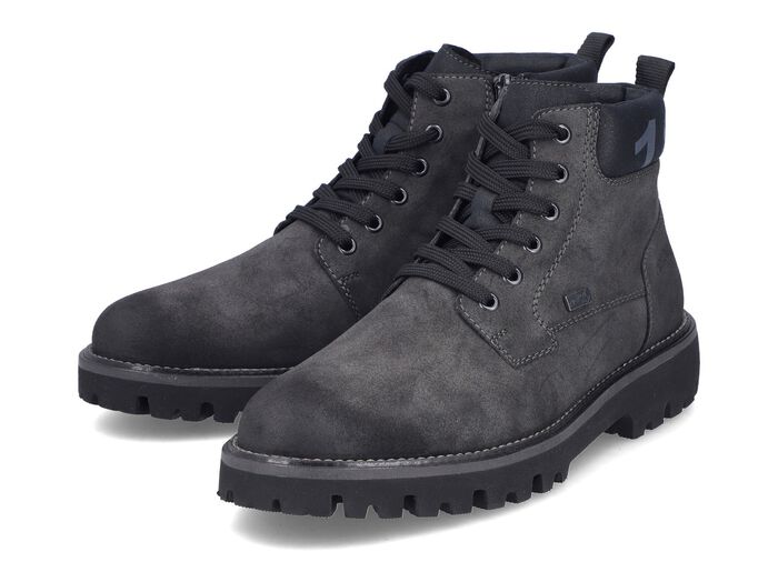 Rieker, gef&uuml;tterte Herren-Boots, Winterschuhe, Weite H, mit Reissverschluss 