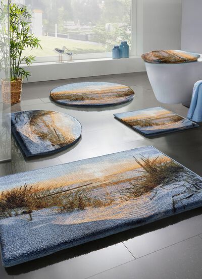 Badgarnitur von Grund mit rutschhemmender Latex-R&uuml;ckseite 