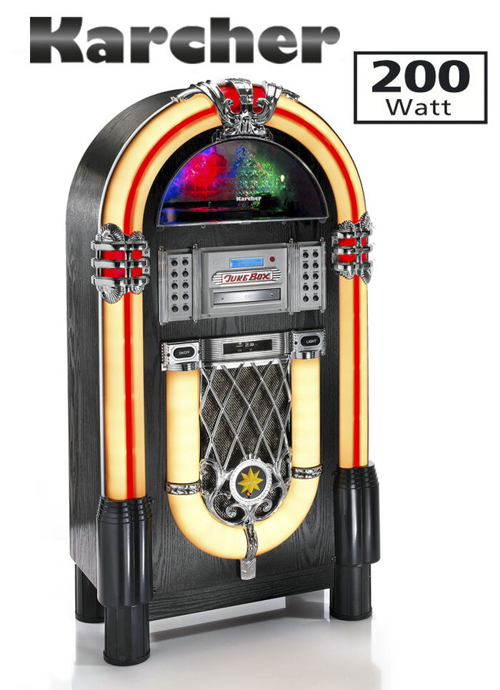 Karcher JB6608D Plattenspieler-Jukebox mit DAB+ 