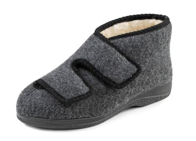 Stiefelette aus weichem Filz 