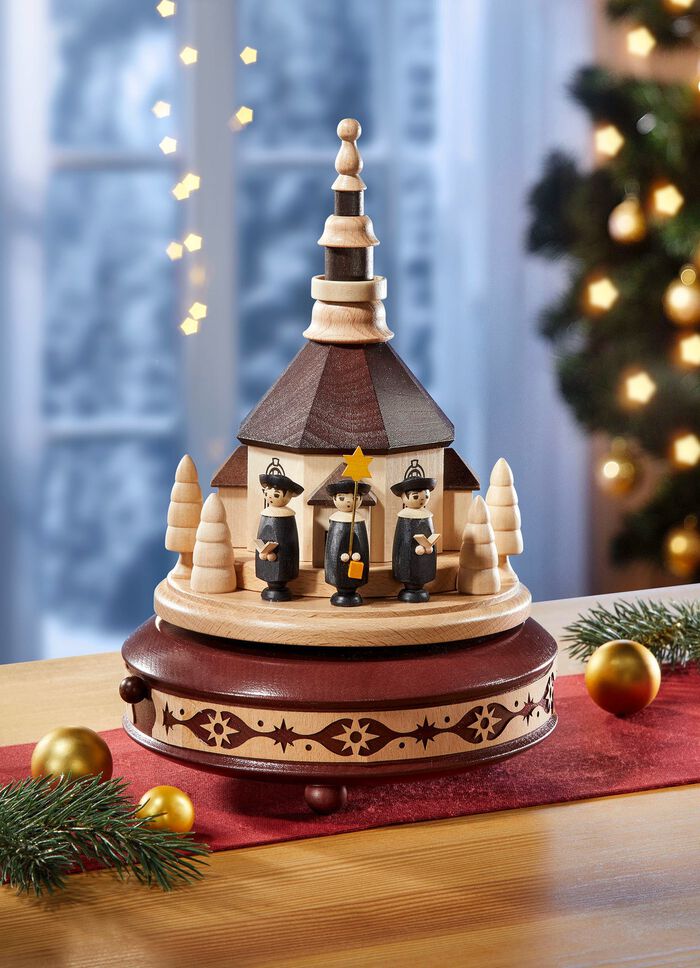 Spieldose Seiffener Kirche aus dem Erzgebirge 