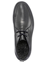 Schnür-Bootie mit Wechselfussbett SCHWARZ