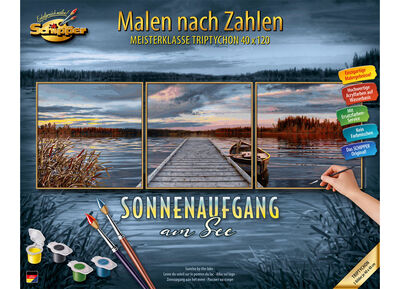 Malen nach Zahlen Sonnenaufgang 