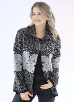 Strickjacke in Strickmix