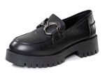 ELENA EDEN Loafer mit Metallschmuck SCHWARZ