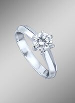 Luxuri&ouml;ser Damenring mit lupenreinem Brillant 