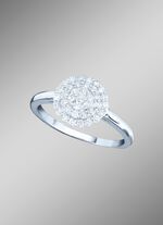 Hochwertig ausgefasster Damenring mit Brillanten 