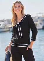 Pullover in Feinstrick 