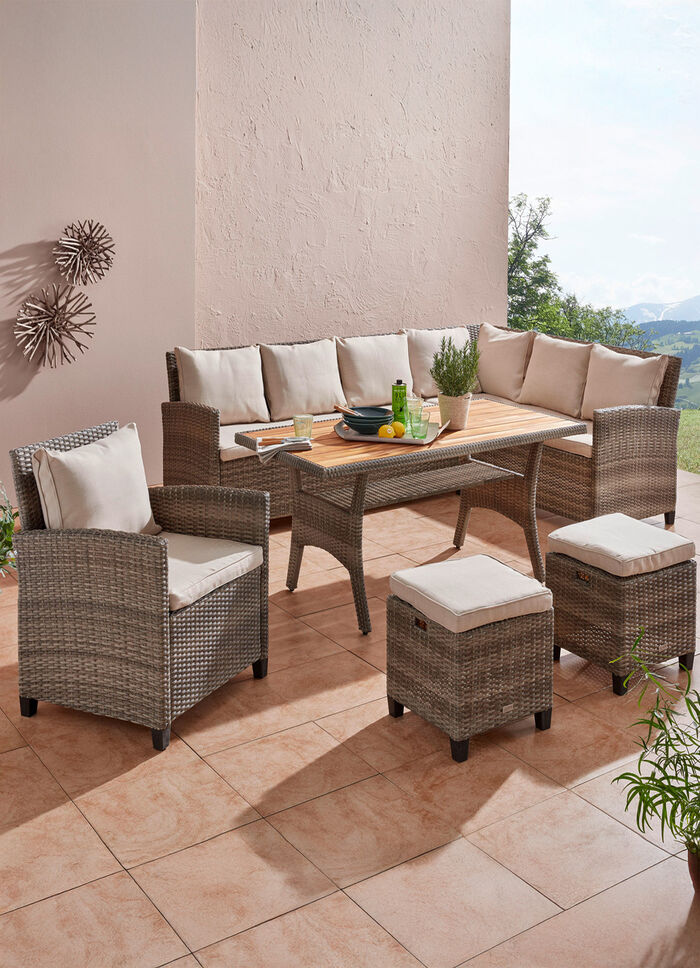 Lounge-Set «Flair» aus hochwertigen Materialien 