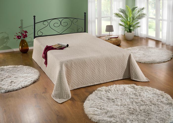 Traumhafte Tagesdecke BEIGE