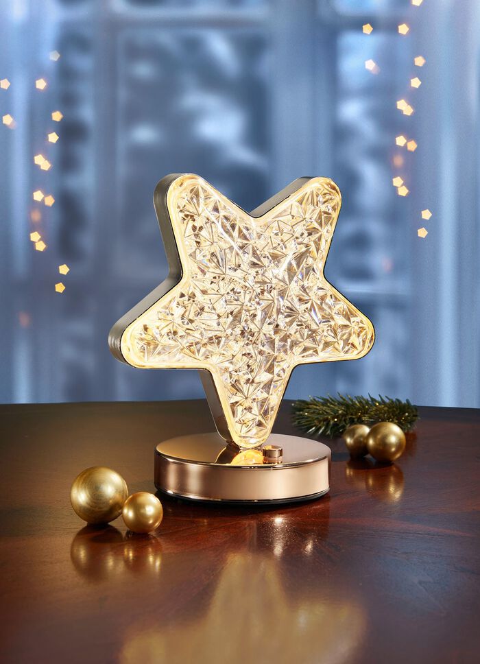 LED-Tischleuchte in Sternenform 