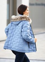 Funktionsjacke mit geklebten Kammern BLEU