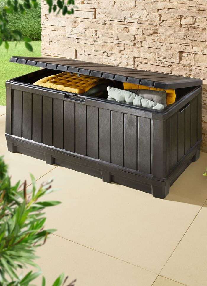 Kissenbox "Kentwood" in Holzoptik 