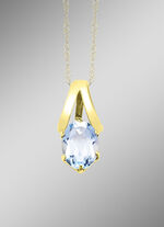 Anh&auml;nger mit Blautopas 