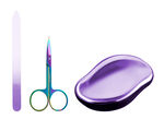 Relaxvital Mani-/Pediküre-Set, 4-teilig LILA