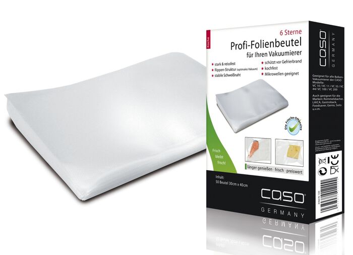 Folienbeutel, 50 Stück, für Caso Vakuumierer 