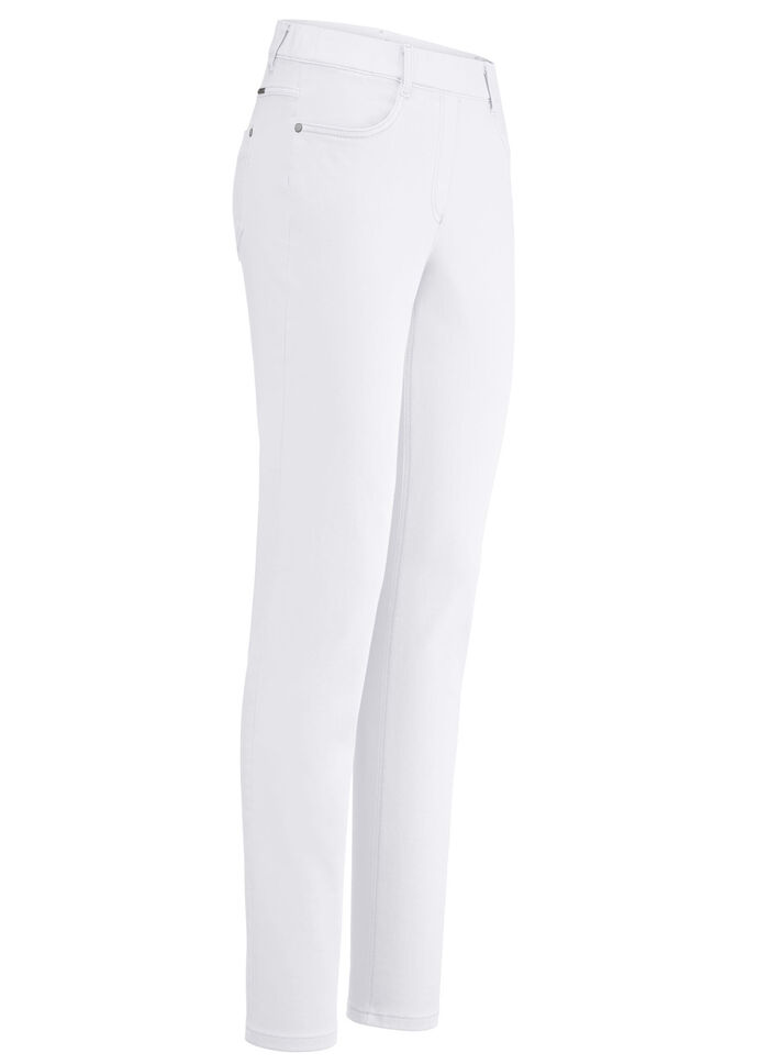 Magic-Jeans mit hohem Stretchanteil WEISS