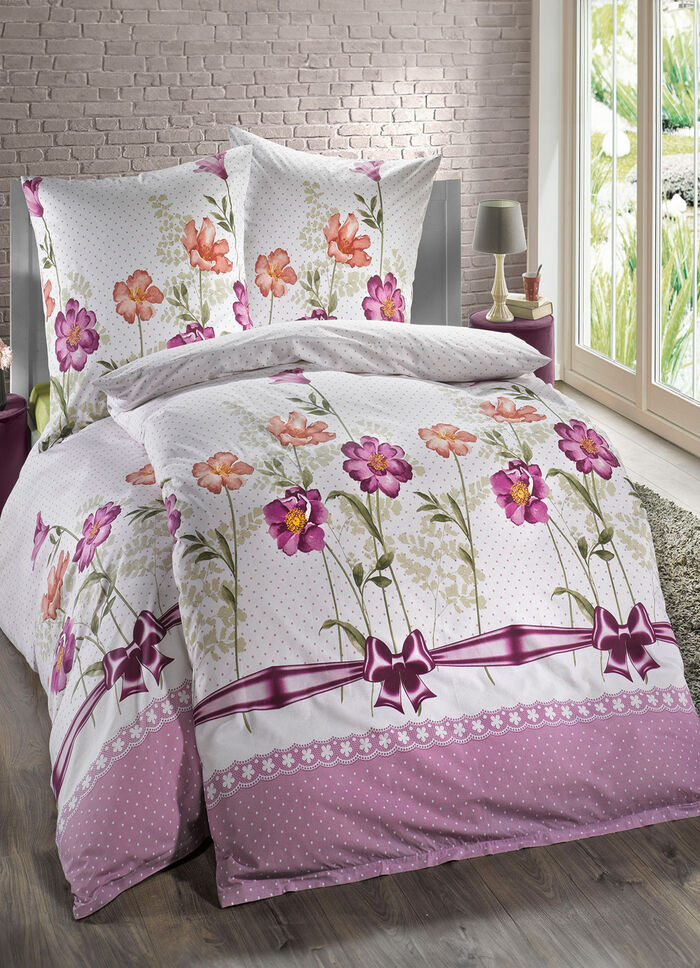 Renforc&eacute;-Bettw&auml;sche-Garnitur mit Reissverschluss 