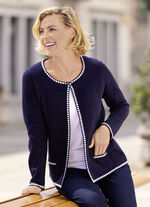 Strickjacke mit feiner Struktur 