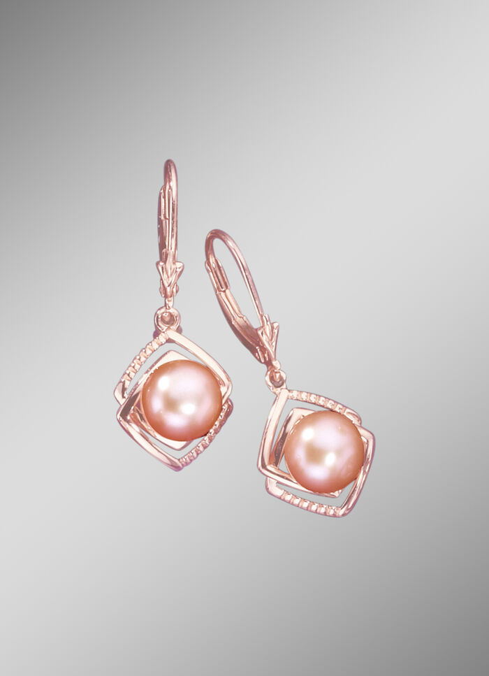 Ohrringe mit S&uuml;sswasser-Zuchtperle 