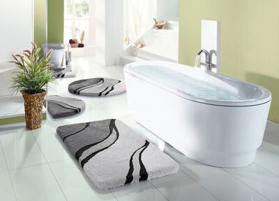 &laquo;Kleine Wolke&raquo; Badgarnitur in verschiedenen Farben GRAU