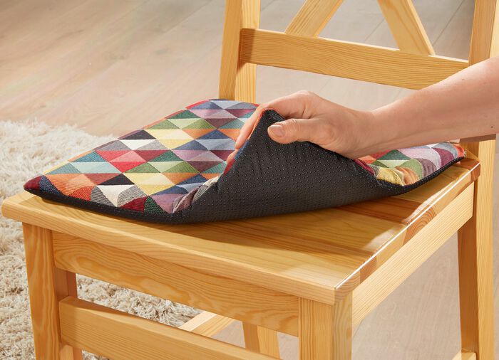 Sitzkissen, 2er-Set, mit Anti-Rutsch-Beschichtung 