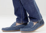 GINO GALANTE, klassische Herren-Slipper, aus Leder JEANS