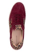 Peter Kaiser, trendige Damen-Sneaker, mit herausnehmbarem Fussbett BORDEAUX-BRAUN