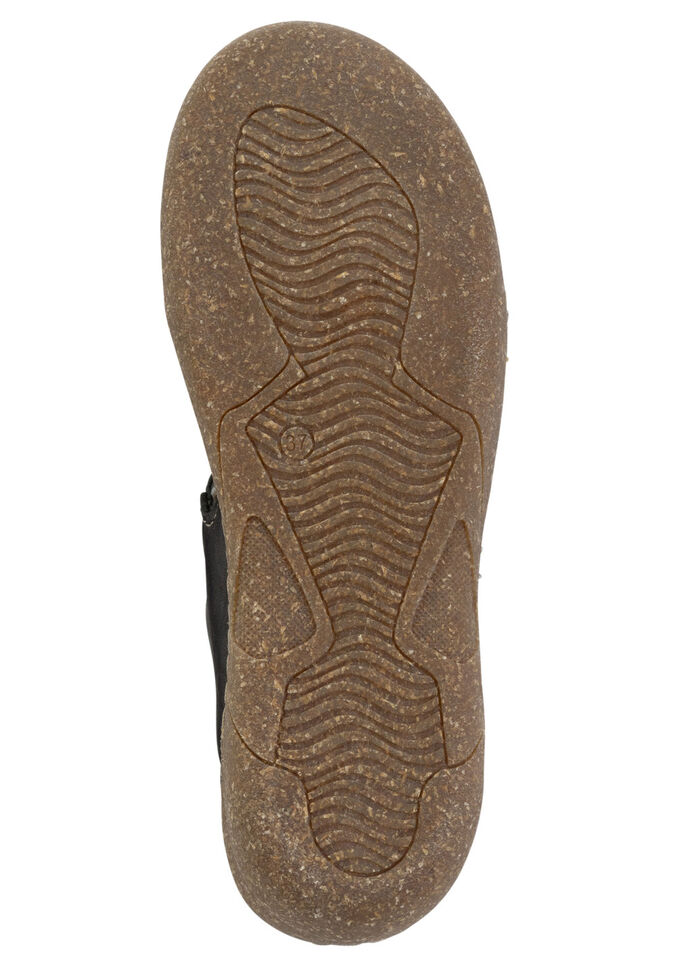 ELENA EDEN Slipper mit Knitter-Struktur SCHWARZ