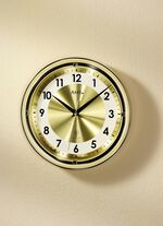 Wanduhr mit Funkuhrwerk GOLD
