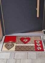 Fussmatte mit rutschhemmender R&uuml;ckseite 