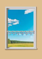 Stangendekoration aus echter Plauener Spitze 