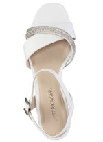 Peter Kaiser Sandalette mit Glitzersteinchen WEISS