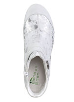 ELENA EDEN, elegante Damen-Stiefeletten, Weite G, mit herausnehmbarem Fussbett EISGRAU-SILBER