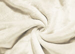 Superkuschelige Wohndecke in Teddyfleece-Qualität CREME