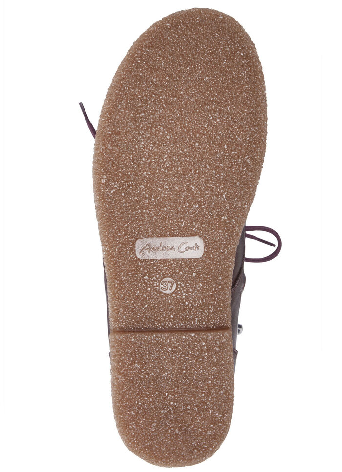 Andrea Conti Schnür-Stiefelette aus weichem Nappaleder BORDEAUX