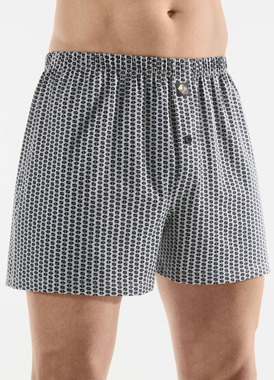 Fünferpack Boxershorts mit Alloverdessin, , large