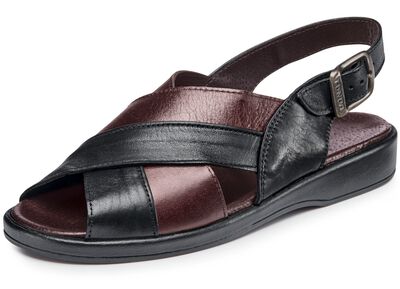  Sandale mit anatomisch geformten Lederfussbett 