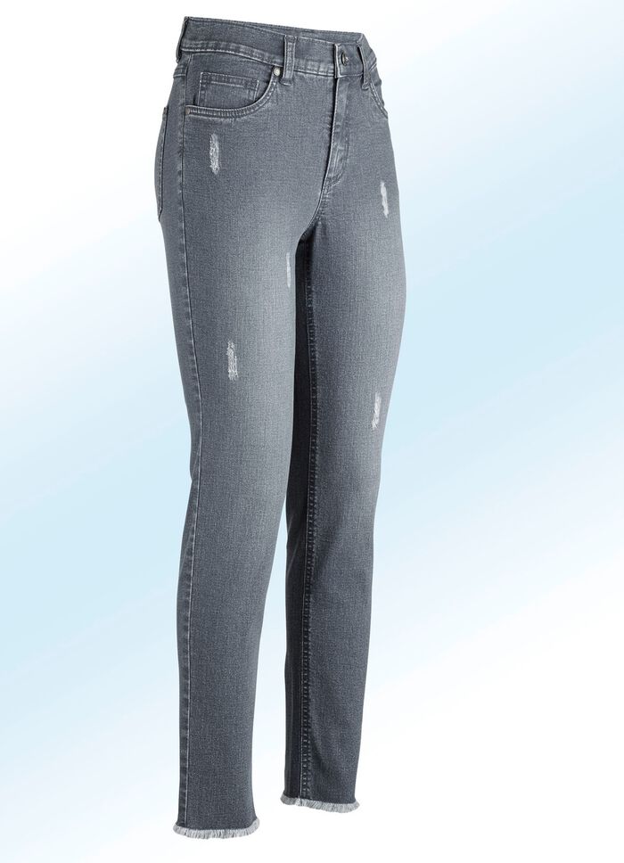 Kn&ouml;chellange Jeans in 5-Pocket-Form 