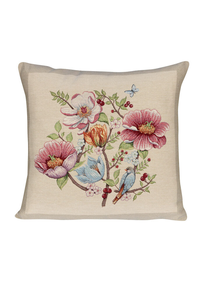 Kissenbezüge aus strapazierfähigem Gobelin BEIGE